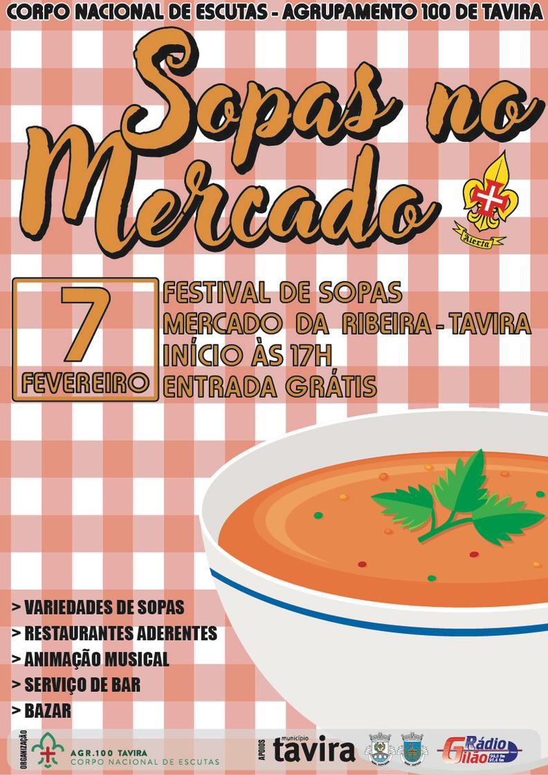 Cartaz oficial: Sopas no Mercado
