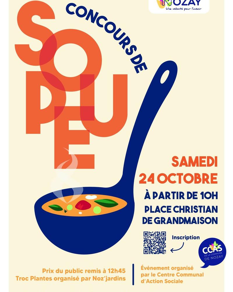 Cartaz oficial: Concours de Soupe de Nozay