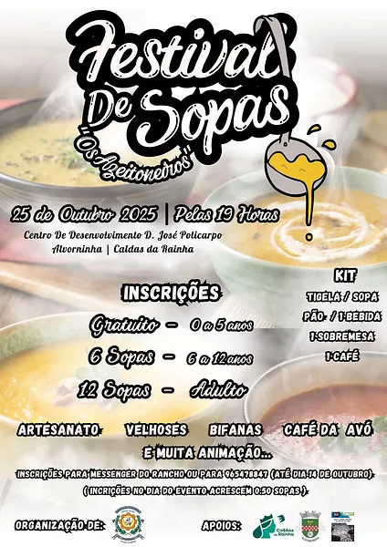 Festival de Sopas “Os Azeitoneiros” 2025 - Caldas da Rainha  2025