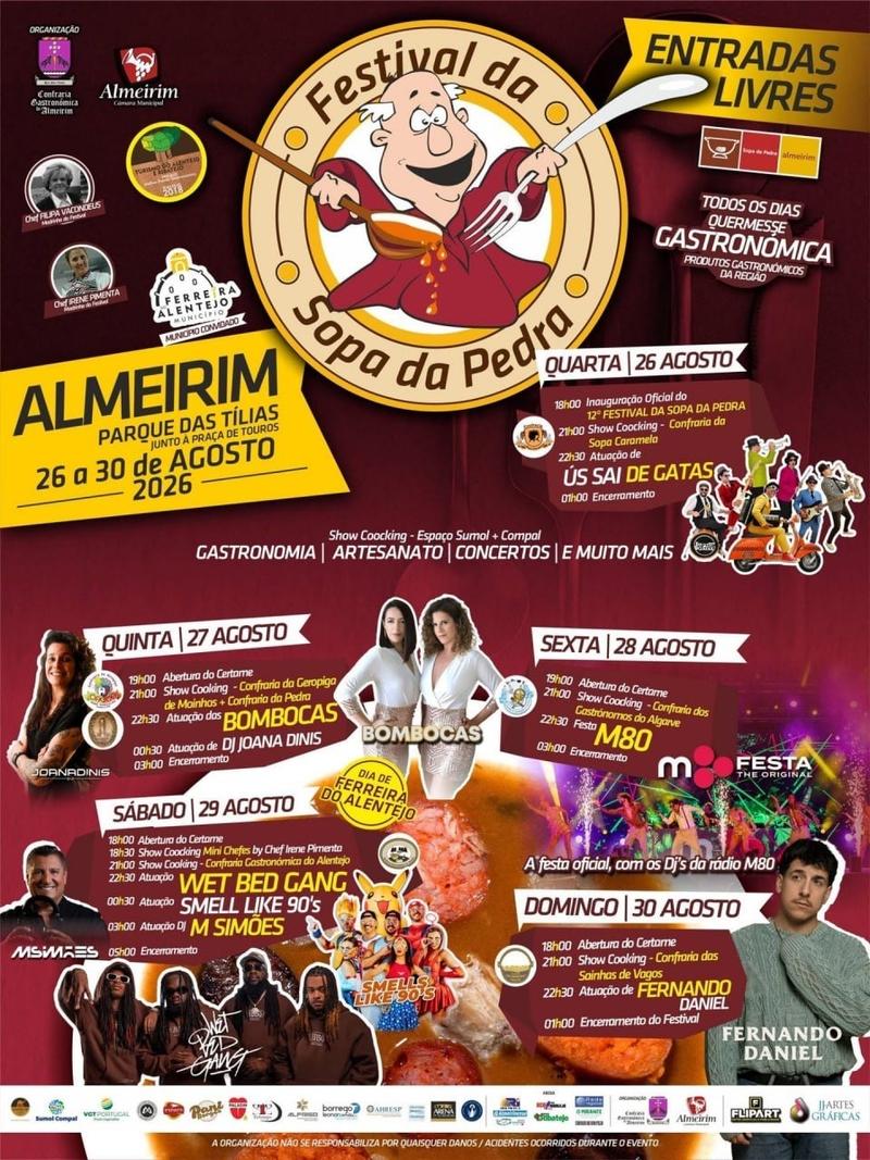 Cartaz oficial: Festival da Sopa da Pedra