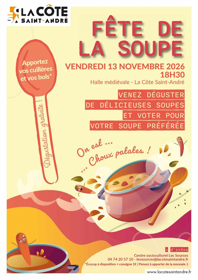 Official poster: Fête de la Soupe de La Côte-Saint-André