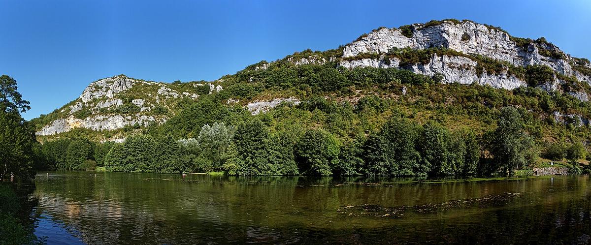 A view of Marcilhac-sur-Célé
