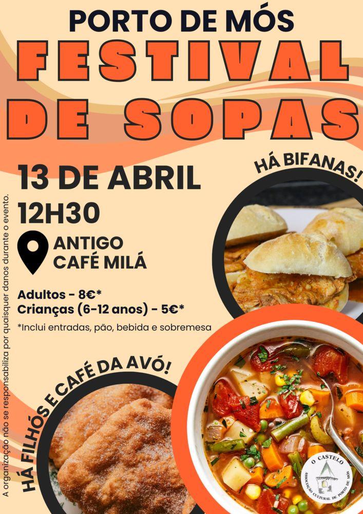 Cartaz oficial: Festival de Sopas de Porto de Mós