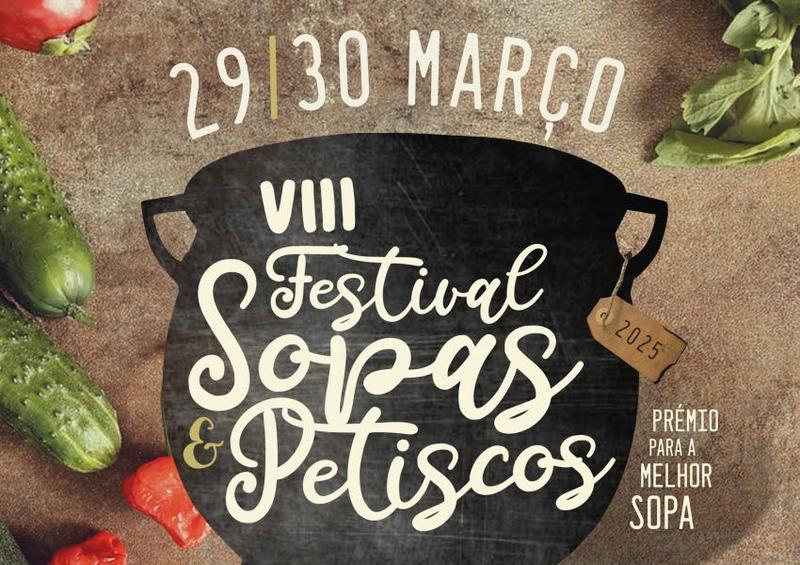 Cartaz oficial: Festival das Sopas e Petiscos