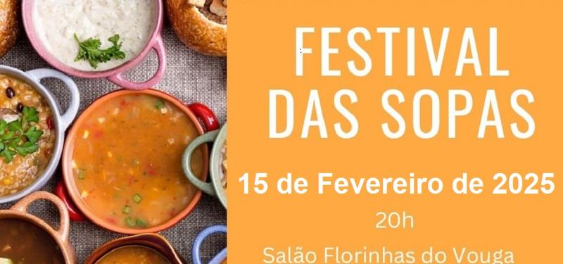 Cartaz oficial: Festival das Sopas da Paróquia da Glória