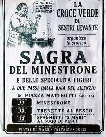 Official poster: Sagra del Minestrone alla Genovese