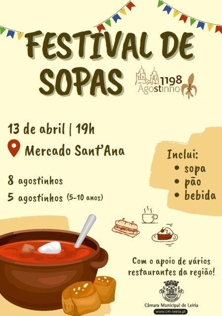 Cartaz oficial: Festival de Sopas do Agrupamento de Escuteiros de Santo Agostinho