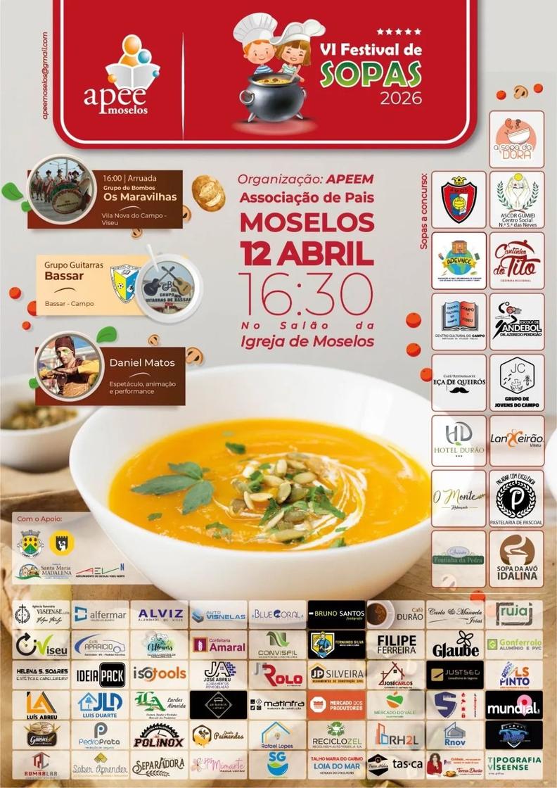 Cartaz oficial: Festival de Sopas de Moselos