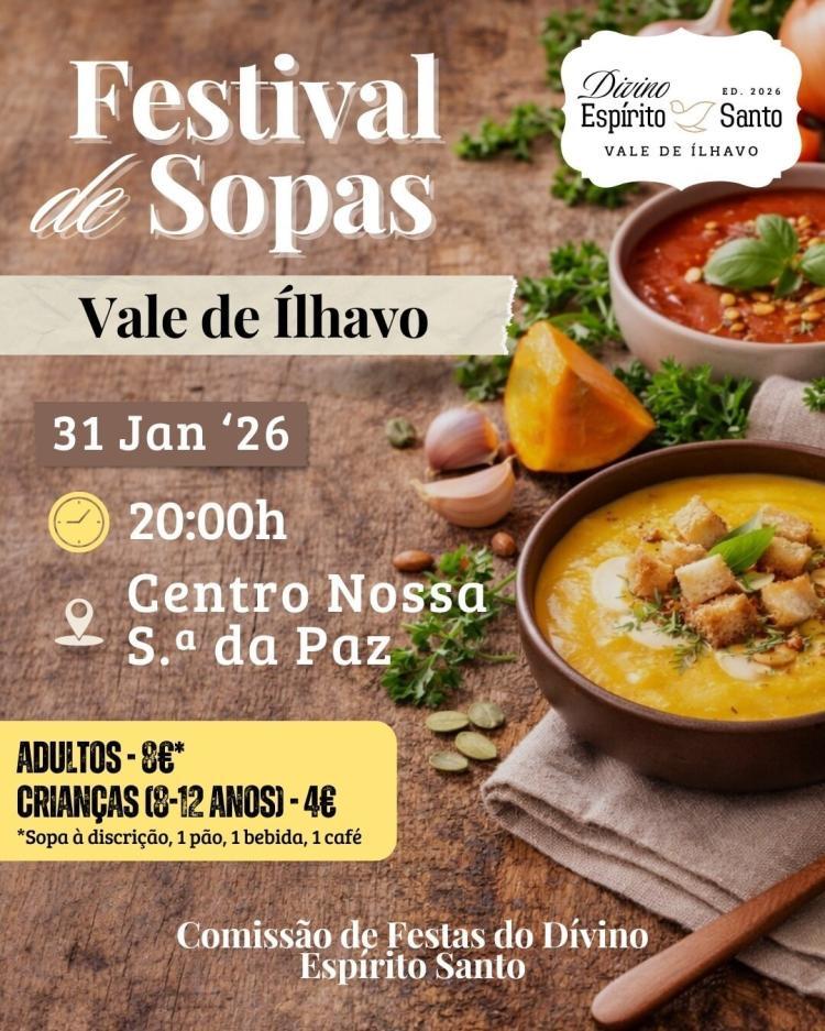 Cartaz oficial: Festival de Sopas de Vale de Ílhavo