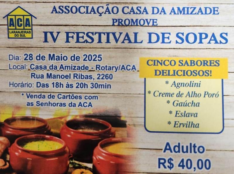 Official poster: IV Festival de Sopas