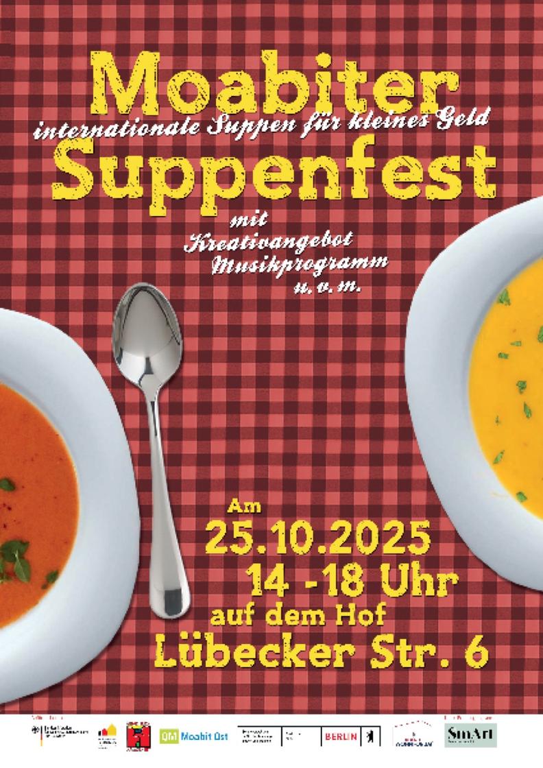 Official poster: Moabiter Suppenfest